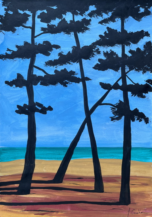 Gouache and ink 30x21cm.