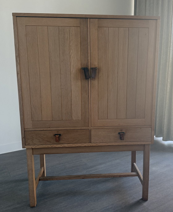 Image 1 of Kurt Østervig eikenhouten hoogbord