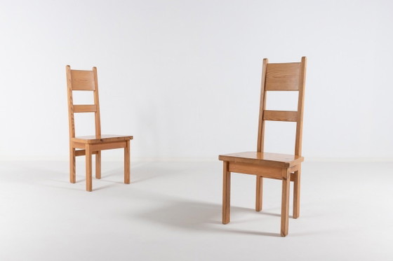 Image 1 of Ensemble de 6 chaises en pin de Roland Wilhelmsson pour Karl Andersson & Söner, Suède 1960
