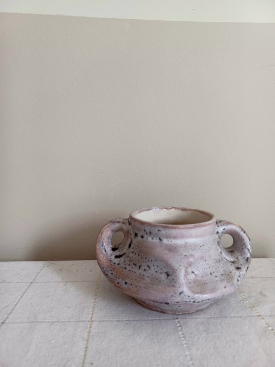 Vaso Decorativo Brutalista Vintage Vallauris – Ceramica d'Arte - Francis & Josette Bonaudi (anni '50/'60) (photo 2 of 6)