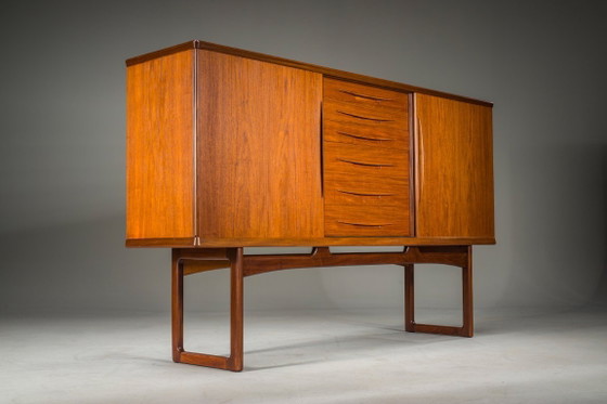 Image 1 of  Deens Teakhouten Dressoir van Arne Vodder voor Vamo Sønderborg, jaren 60