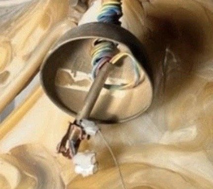 Grande lampada da soffitto o a sospensione Cosack del 1960 – Lampade a sospensione, Metal, Plastic (photo 5 of 5)