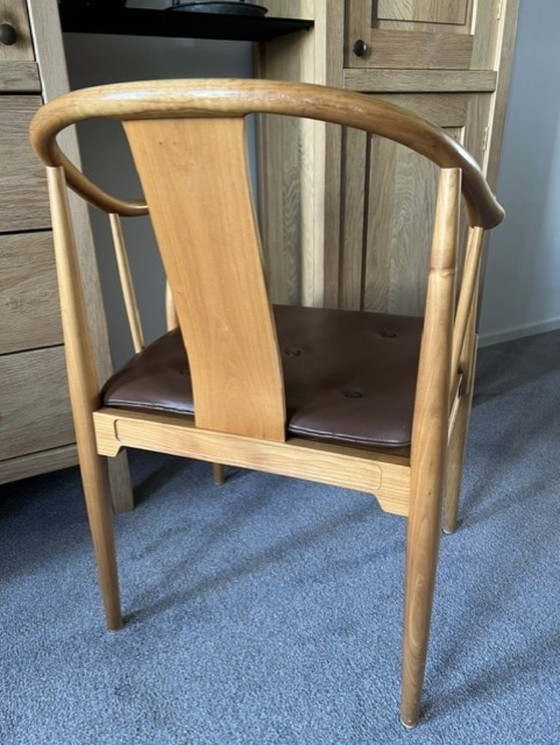 Sedia China Fritz Hansen (Hans J. Wegner) – Poltrone, Pelle, Tessile (photo 3 of 12)