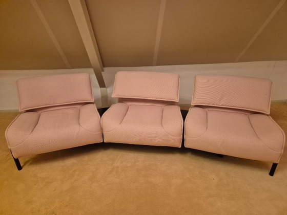 Image 1 of Cassina Veranda 3-seater pink corduroy in very good condition