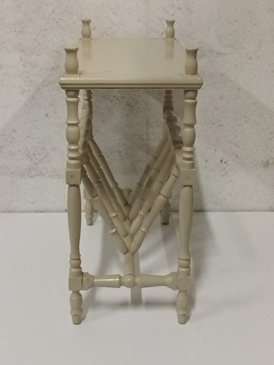 Vintage Wooden Side Table (photo 4 of 7)