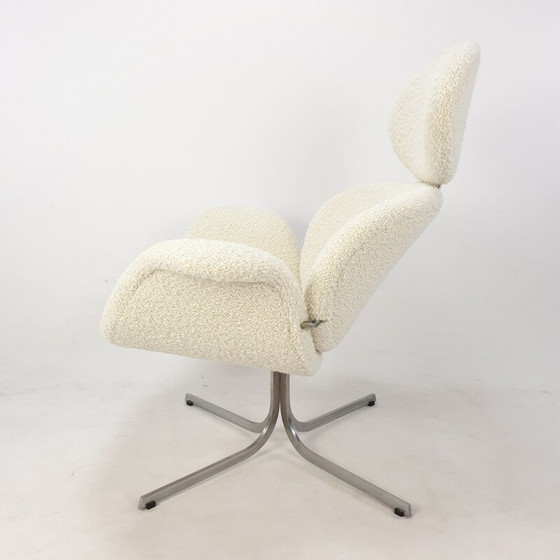 Image 1 of Big Tulip vintage wollen fauteuil van Pierre Paulin voor Artifort, 1959