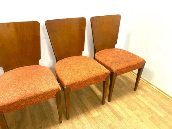 Image 1 of Satz von 4 Stühlen, Jindřich Halabala, 1960er Jahre, Tschechoslowakei