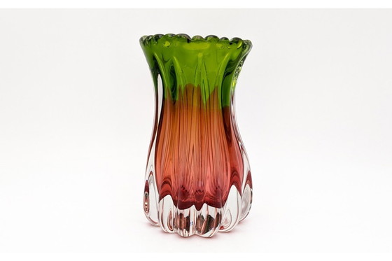 Image 1 of Vaso in vetro, Repubblica Ceca, anni '50