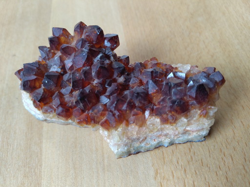 Ametista marrone su agata dendrite 230grammi 10x5cm