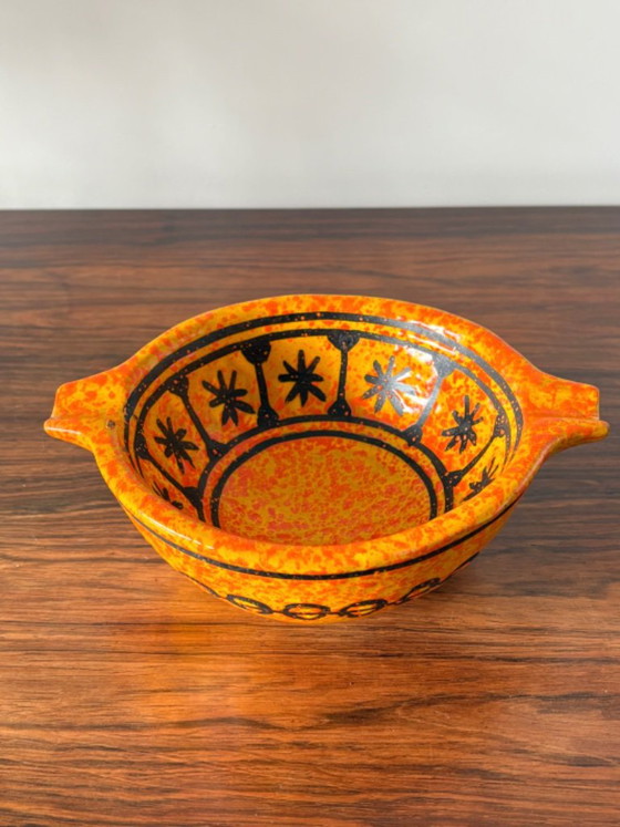 Italian ALDO LONDI for BITOSSI bowl from the 70s, Table accessories, Ceramic, Black (photo 2 of 13)