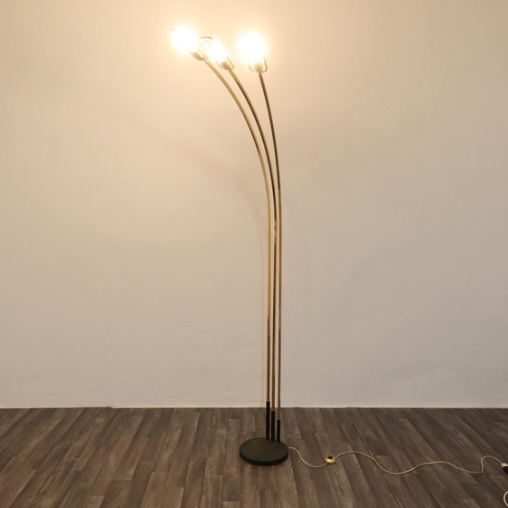 Image 1 of Romeo Rega Attr. Lampada Pavimento Hollywood Regency 1970’s Design Modernariato