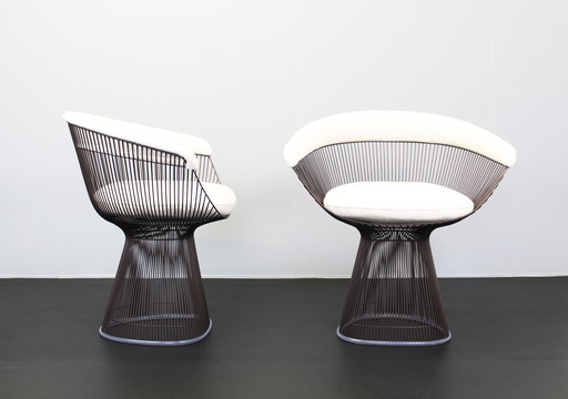 2X Chairs Knoll Warren Platner Bronzo E Cato Seats