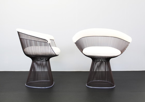 Image 1 of 2X Chairs Knoll Warren Platner Bronzo E Cato Seats