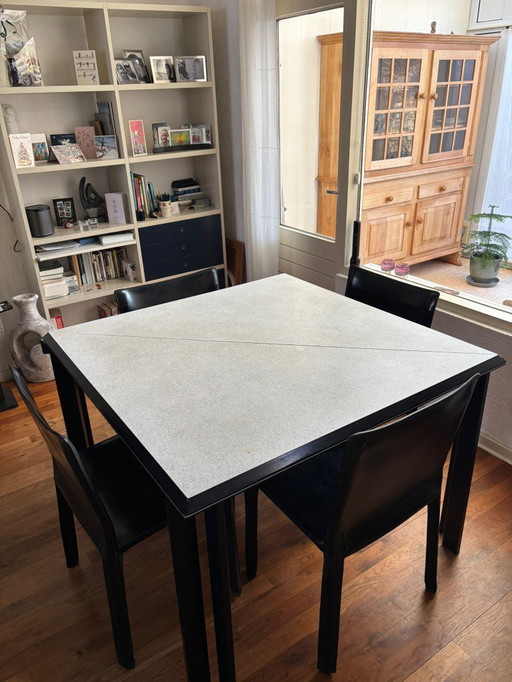 1x Metaform (NL) "Pythagoras" modular / folding dining table