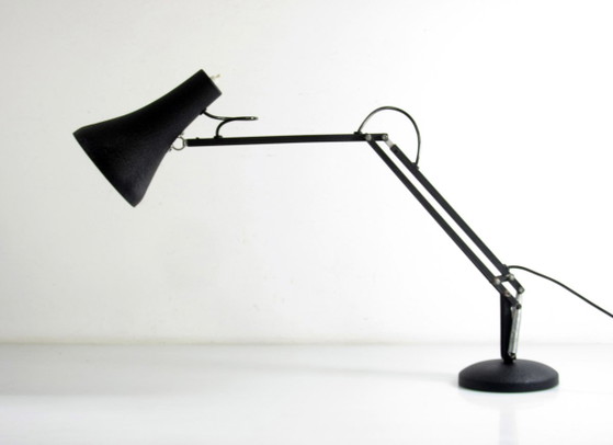 Lampada da scrivania Anglepoise vintage regolabile - Nera con finitura testurizzata rara (photo 11 of 12)