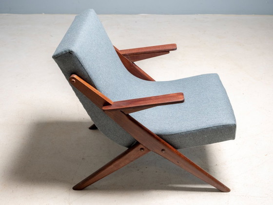 Image 1 of Sillón moderno de mediados de siglo, sillón completamente restaurado, década de 1950-1960