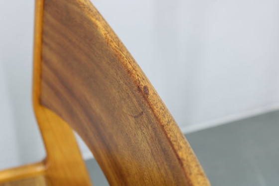 Image 1 of Sillas de comedor danesas de mediados de siglo en afzélie y haya, juego de cuatro