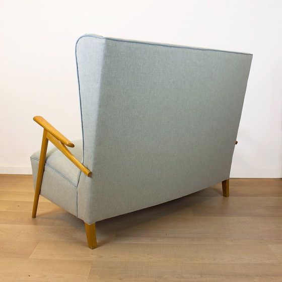 Image 1 of Sofá español de dos plazas de mediados de siglo, década de 1950