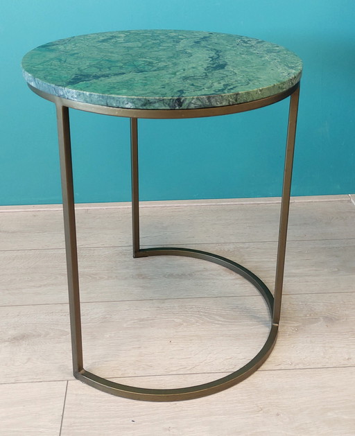 Green Marble Side Table