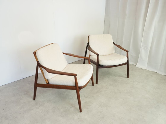 Image 1 of 2 fauteuils Hartmut Lohmeyer pour Wilkhahn, design Mid Century