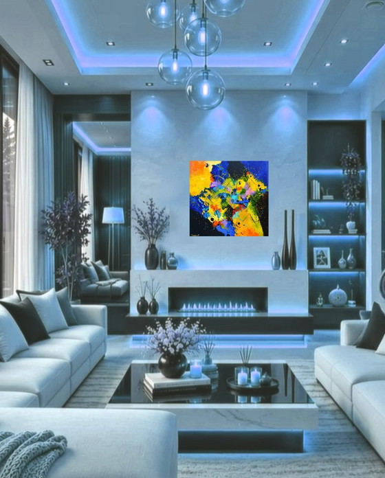 Summer diving – Patrick Ledent, Paintings & Drawings, Canvas (photo 5 of 5)