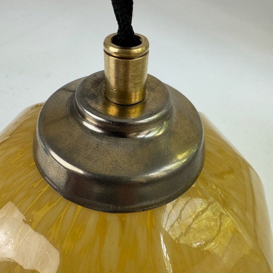 Image 1 of LOT 3 ANCIENNES SUSPENSIONS AMBREES VINTAGES