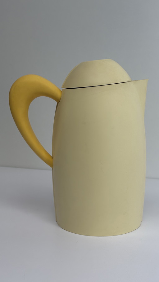 Vintage Italian design Guzzini Tobia thermos butter yellow
