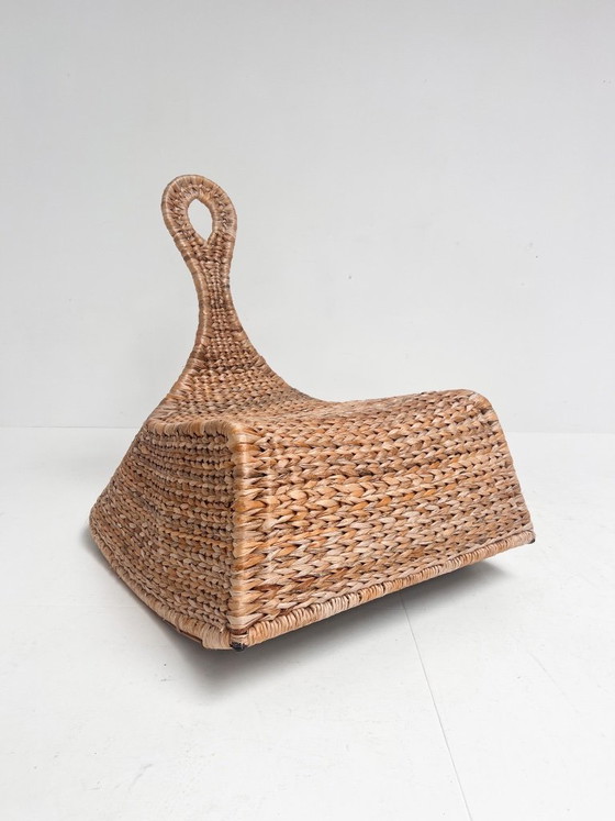 Fauteuil à bascule vintage en rotin Ikea Gullholmen, 2002 – Rocking chairs, Rattan, Metal (photo 12 of 16)