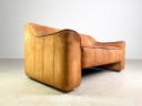 Original de Sede DS44 Two-Seater Buffalo Leather Sofa Designer Couch