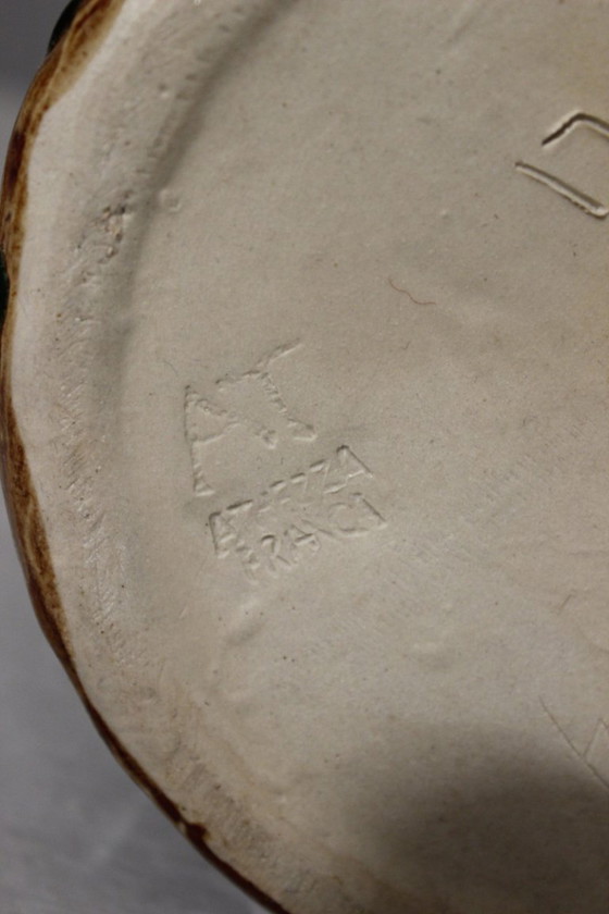 Image 1 of Athezza Franca - Théière vintage céramique à la tortue France XXème