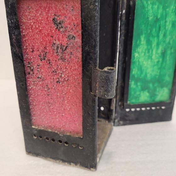 Image 1 of Linterna técnica ferroviaria, H. Luchaire, años 20 - Francia