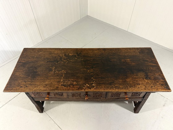 Image 1 of Brutalist antique Spanish coffee table 1880