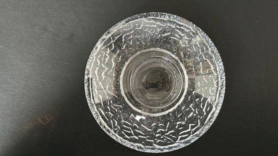 Crystal glass tealight holder by Orrefors, for Kosta Boda, Candle holders, Transparent (photo 4 of 6)
