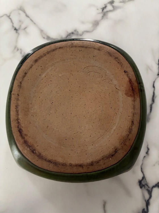 Image 1 of Piatto vintage in gres, Poterie du Der