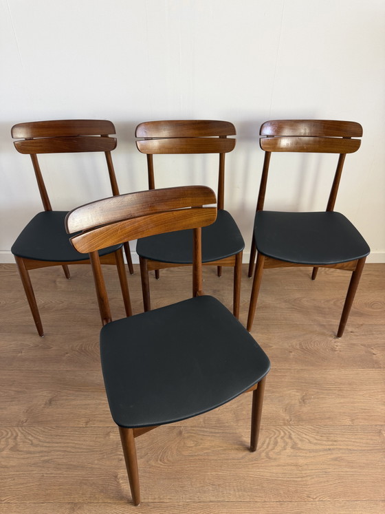 Image 1 of Set of 4 Scandinavian chairs