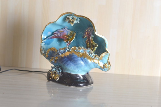 Image 1 of Lampada in ceramica kitsch vintage di Vallauris, Francia, anni '60.