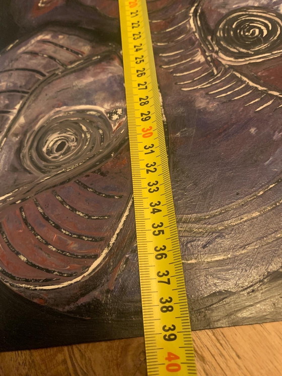 Image 1 of Dipinto Cobra Lucebert 1924-1994 opera dipinta