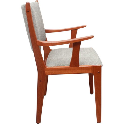 Poltrona vintage in teak di Johannes Andersen per Uldum Möbelfabrik, Danimarca 1960
