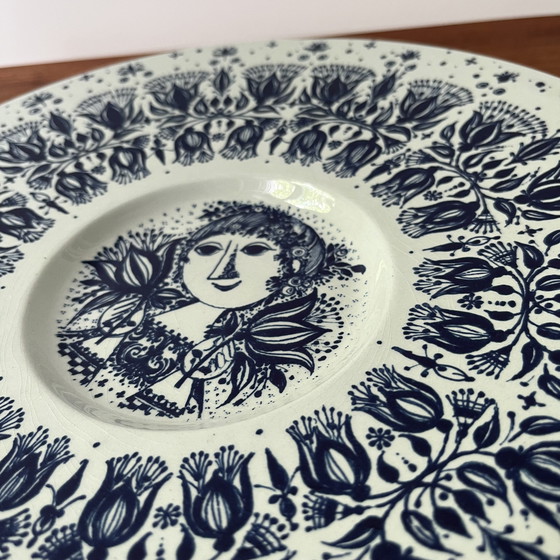 Image 1 of Large vintage wall plate, Bjørn Wiinblad for Nymølle, Denmark, 1960s