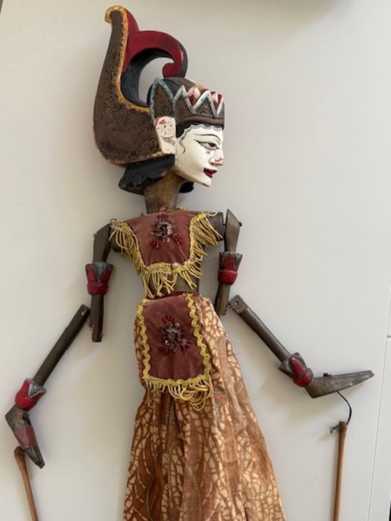 Image 1 of Wayang puppets, antique