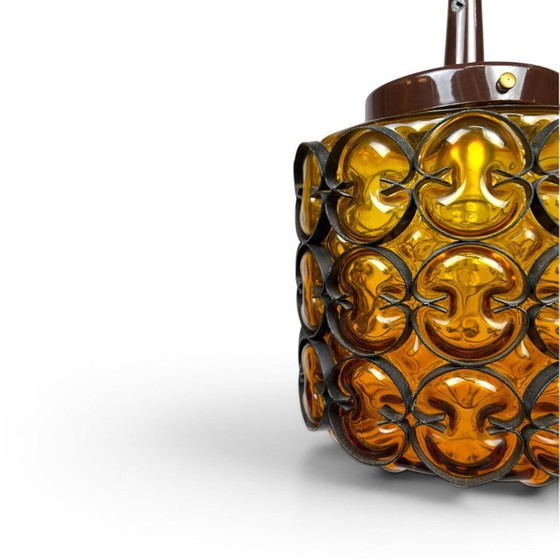 Image 1 of Suspension en verre vintage