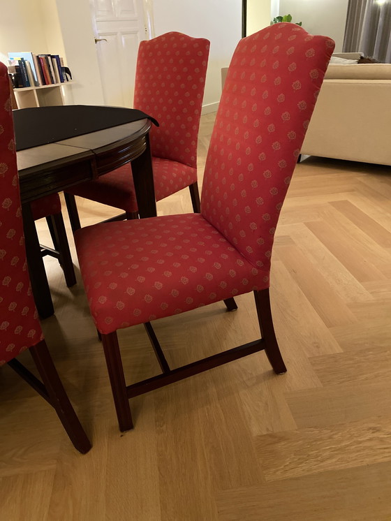 Image 1 of 6 Vintage Eetkamer stoelen