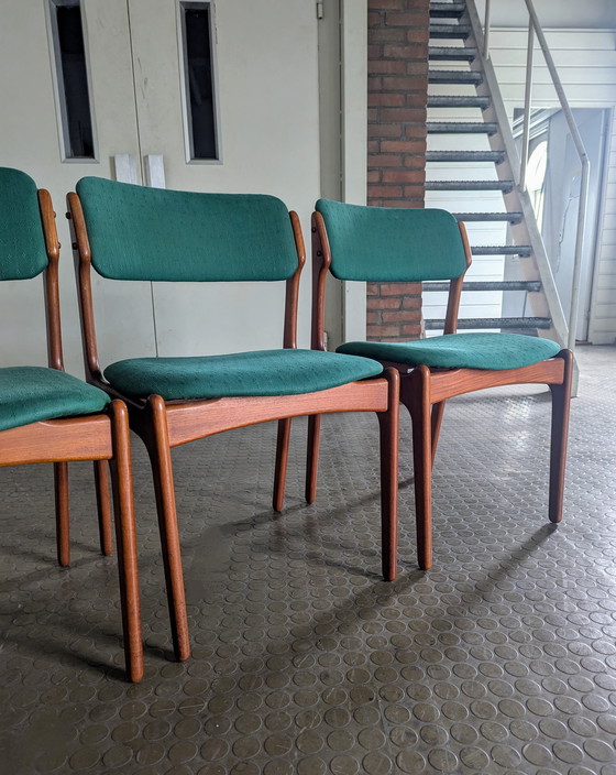 Image 1 of 4x Erik Buch Model 49 Chairs - O.D. Møbler - 1960