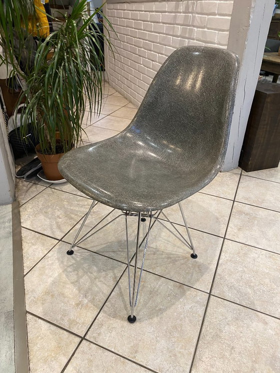 Image 1 of Sedia DSR Eiffel grigio elefante grigio eames herman miller vintage 50 60 70