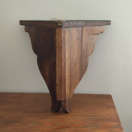 Wandplank. Console-tafel.
