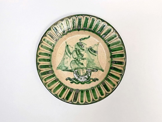 Image 1 of 4 platos de Vietri decorados por Fabbrica Ceramica Avallone, años 30