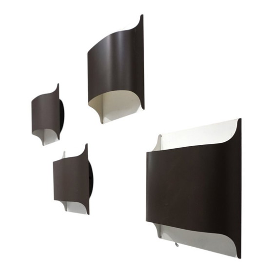 Image 1 of Juego de 4 lámparas de pared Staff de Dieter Witte y Rolf Krüger, 1970.