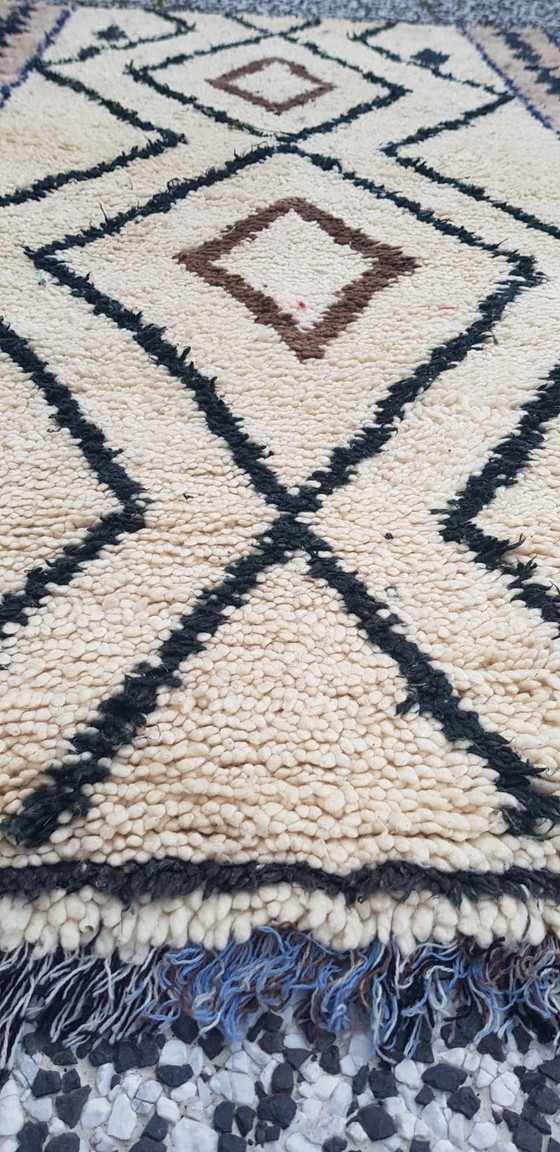 Image 1 of Handgeknoopt Berber kleed wol 195x108cm