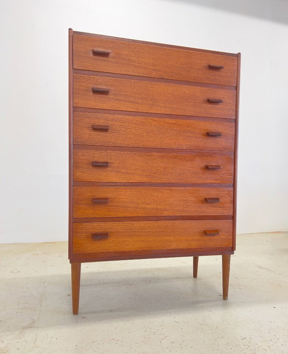 Image 1 of Cassettiera in teak di Poul Volther, anni '50.