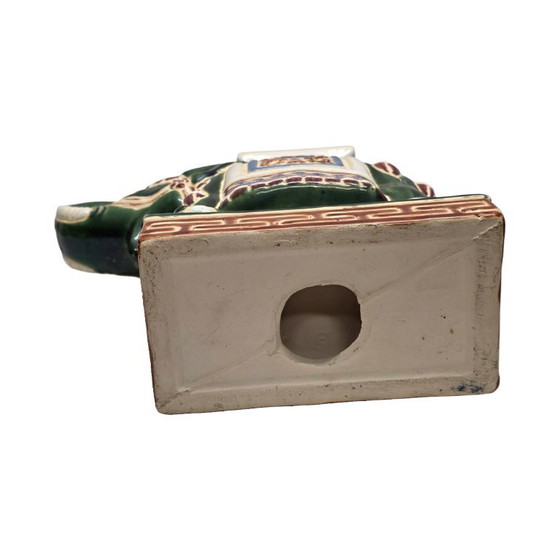 Image 1 of Green vintage elephant statue